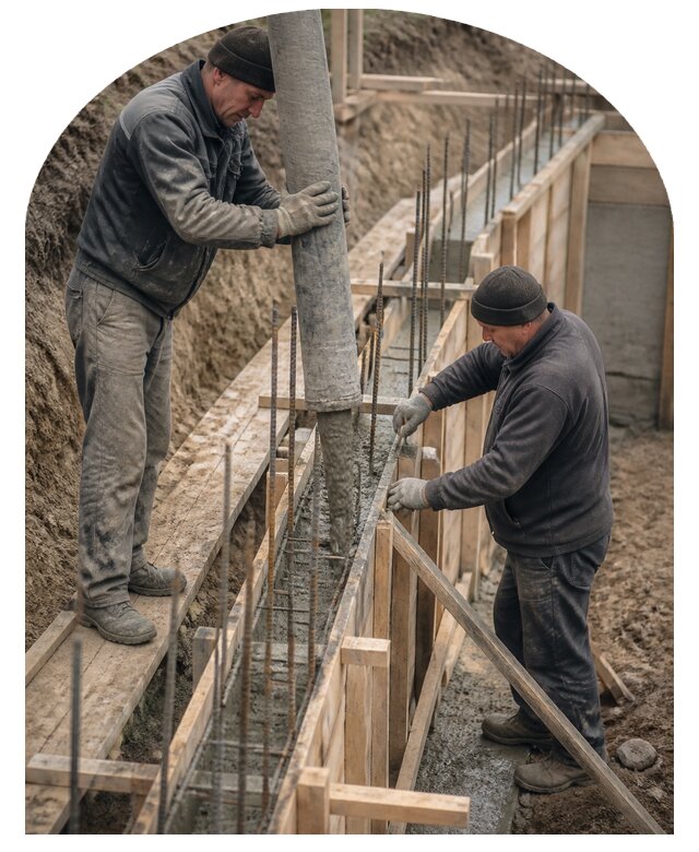 Строительство подпорной стенки из бетона под ключ в Черемхове
